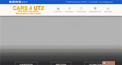 Desktop Screenshot of cars4utx.com