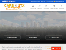 Tablet Screenshot of cars4utx.com